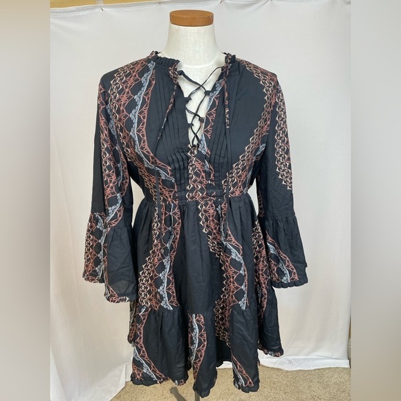 Adela Leticia Mini Dress, All Saints, Size 6 - Picture 1 of 14